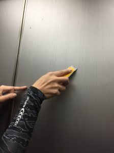 エレベータ下地処理