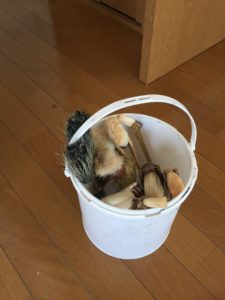 補修ー刷毛