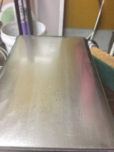 ヘアライン スチール